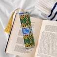 thumbnail image 4 of Kdxio Landscape With Sunflowers Print Metal Tassel Bookmarks,Perfect Gift for Art Lovers and Bookworms Metal Bookmarks for Women, 4 of 8