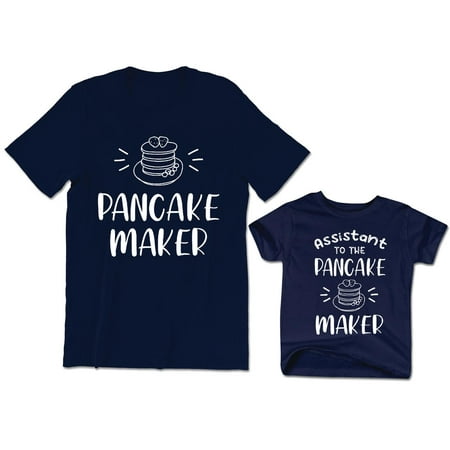 

Pancake Maker Men s T-Shirt Breakfast Graphic Tee Assistant to the Pancake Maker Kids Toddler Shirt Youth