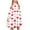 Red, variant on Girls Long Sleeve Heart Print Dress Stretchy Flare Sleeve Casual Party Dress for Kids Age 4-14 Red,Size 9-10 T