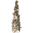 thumbnail image 3 of Northlight Flocked Snowflakes and Pinecones Twisted Twig Artificial Christmas Tree - 24.25", 3 of 9