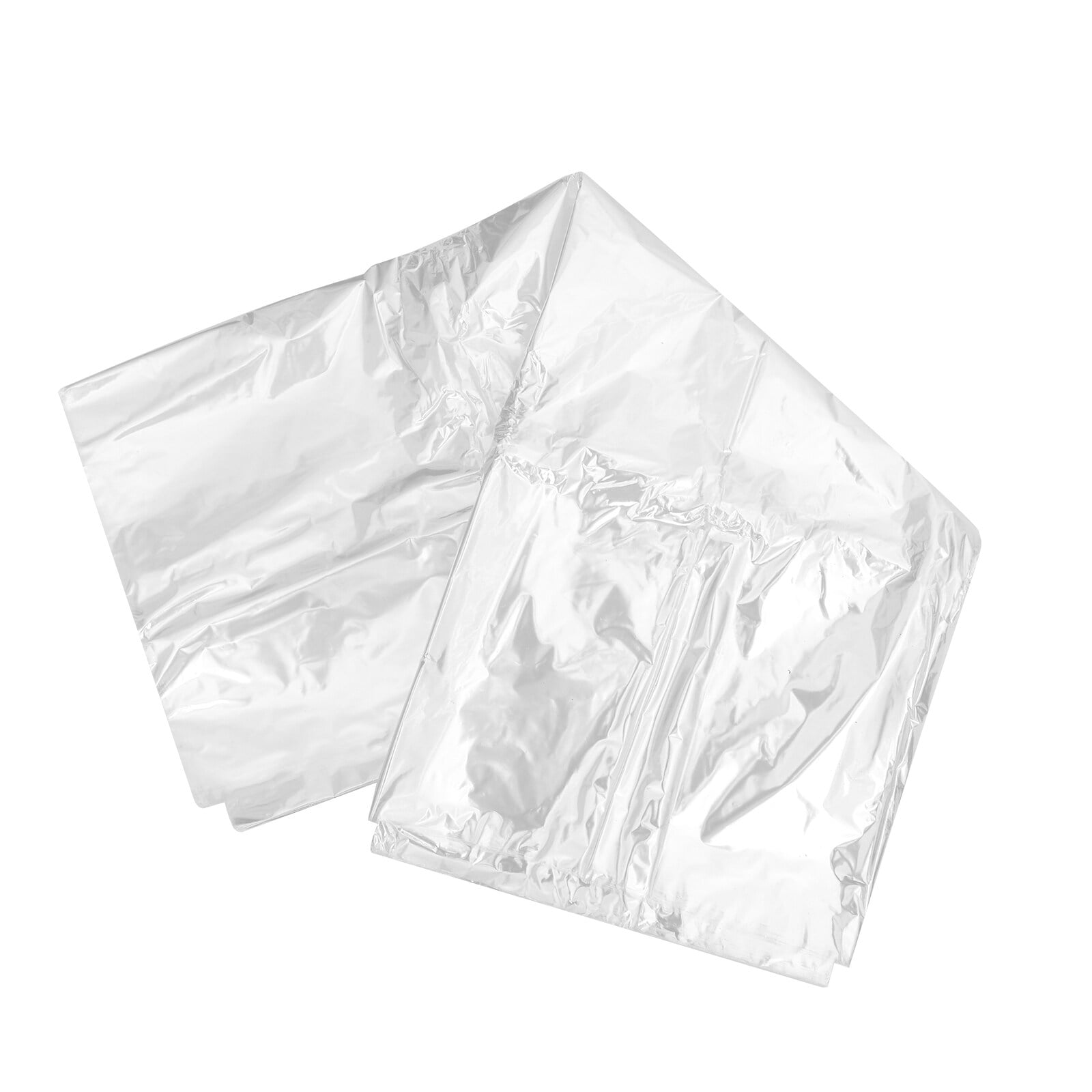 Raindrops 50pcs 60x90cm Clear Plastic Garment Bags for Clothes Cover Disposable Storage at Home Shop Outdoor