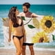 thumbnail image 2 of Fine Fiber Beach Towel Light Bath Towel Sand Beach Blanket Travel Swimming Pool Multifunctional Towel 28x60 Inches, 2 of 7