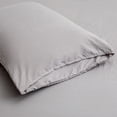 thumbnail image 6 of Move Over Light Grey Pillowcases Queen, Soft Washed Microfiber Pillow Cover Set of 2, Solid Pattern, 2 Pack, 6 of 7