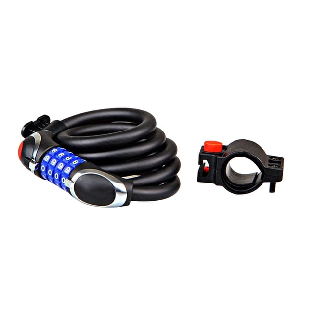 Yuarrent Candado para bicicleta con combinación de código de 4 dígitos, candado de seguridad para ciclismo de montaña o carretera, Ciclismo