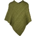 thumbnail image 7 of Aran Knitted Poncho Women's SuperSoft Merino Wool Irish Cape Made in Ireland, One Size, 7 of 7