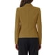 thumbnail image 3 of BLAZER DE TRABAJO PARA MUJER CHIC INSPIRADOR CON SOLAPA Y MANGAS LARGAS, TRAJE BLAZER MOSTAZA TAMAÑO S, 3 of 6