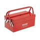 thumbnail image 1 of Caja de herramientas VEVOR Metal de 2 niveles, 3 bandejas, 14 pulgadas, con asa y cierre, roja, 1 of 9