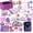 Purple, variant on Puppy Supplies Starter Kit for Small Dogs with Leash Bowls Teeth Brushes Water Bottle and More Accessories Green