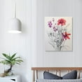 thumbnail image 3 of Nawypu Watercolor Pink Flower Art Print,Pink Lotus poster Canvas Wall Art Printing for Girls Bedroom Decoration, 3 of 4