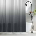 thumbnail image 2 of Grey Ombre Fabric Shower Curtain Gradient Gradual Color Washable Shower Curtains for Bathroom, Waterproof Bath Curtain with Hooks Home Decor 72x72in, 2 of 8