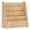 Natural, variant on Costway 4-tier Kids Wooden Bookshelf Toddlers Book Rack with Deep Shelves, Brown