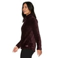 thumbnail image 4 of Avalanche Women's 1/4 Snap Up Textured Chevron Sherpa Pullover, 4 of 6