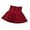 Red, variant on ZACPNCV Toddler Girls Pleated Skirt School Uniform Elastic Waist Skort Shorts Athletic Uniform Skorts Pink 5-6 Years