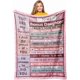 thumbnail image 1 of LHSHID to My Bonus Daughter Gifts Throw Blanket Step Daughter Gifts from Stepmom Stepdad for Teen Girls Women Best Stepdaughter Gifts for Christmas Valentine’s Mother’s Day Birthday Gift 40"x50", 1 of 7
