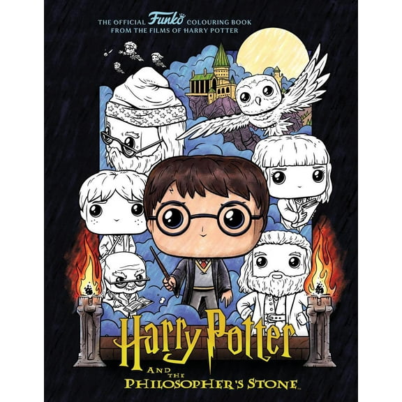 Funko Pop! Harry Potter Philosopher's Stone Colouring Book (Paperback)