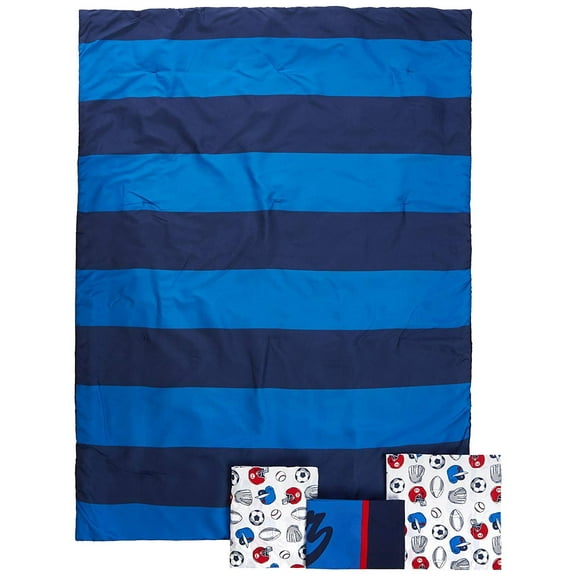 Carter's 4-Piece Toddler Bedding Set, All Star Boys Blue