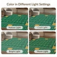thumbnail image 7 of ODIKA 3'x5' Washable Accent Rug Football Field Layout Kickoff Lines Championship Footaball Doormat for Bedside, Nursery Room, Pet Friendly & Non-Shedding, 7 of 7