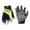 Black & Hi-vis Green, variant on Fingerless Work Gloves for Men Utility Padded Half Finger Driving Working Gloves,Medium