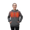 thumbnail image 5 of HENNCHEE Heated Hoodies for Men & Women with Battery Pack, Heated Pullover Sweatshirt Heating Jacket, Grey/XXX-Large, 5 of 6