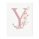 thumbnail image 3 of Póster de decoración de guardería con nombre personalizado y flores silvestres, cuadro en lienzo con flores rosas, arte de pared para dormitorio de niña, decoración del hogar, 3 of 5
