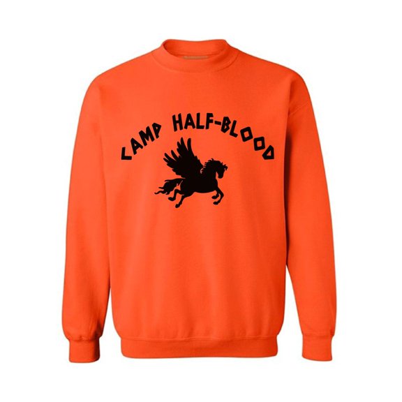 Awkward Styles Camp Half Blood Crewneck Geek Crewneck Geek Sweater Camp Half-Blood Unisex Clothing Nerd Clothing Mythology Lovers Gifts Mystical Crewneck Clothing for Her Gifts for Him