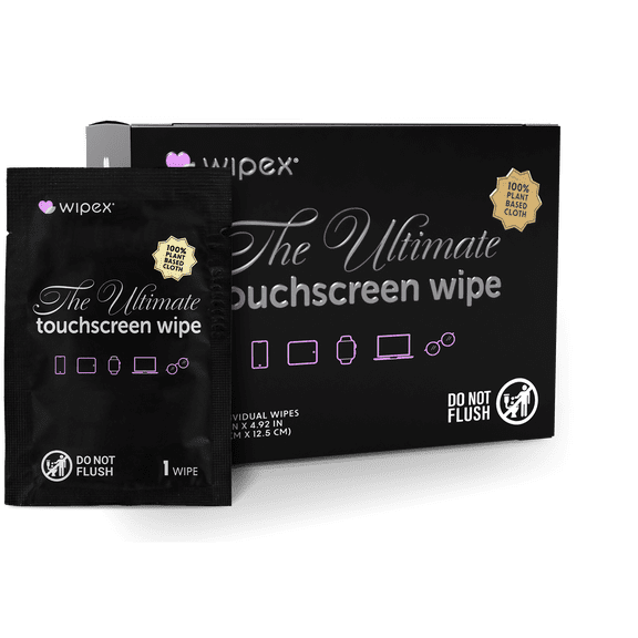 Wipex Screen Cleaning Wipes for Touchscreens, Fitness Tech Devices, Phones and Mobile Devices, 24 Ct