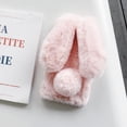 thumbnail image 1 of Boucho-Funda de piel peluda para iPhone, carcasa bonita y cálida de conejo para iPhone 14, 12, 13 Pro Max, XS, 11 Pro, SE, 6, 6S, 7, 8 Plus, X, XR, 5, 5s Fivean unisex, 1 of 2