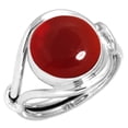 thumbnail image 1 of 925 Sterling Silver Ring For Women - Men Red Garnet Quartz Gemstone Silver Ring Size 7.5 January Birthstone Fashion Silver Ring Size 7.5 Birthday Gift For Wife 925 Silver Gemstone Jewelry, 1 of 5