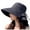 Black, variant on Wide Brim Ponytail Adjustable Beach Hat Sun Hat Summer Hats Blue