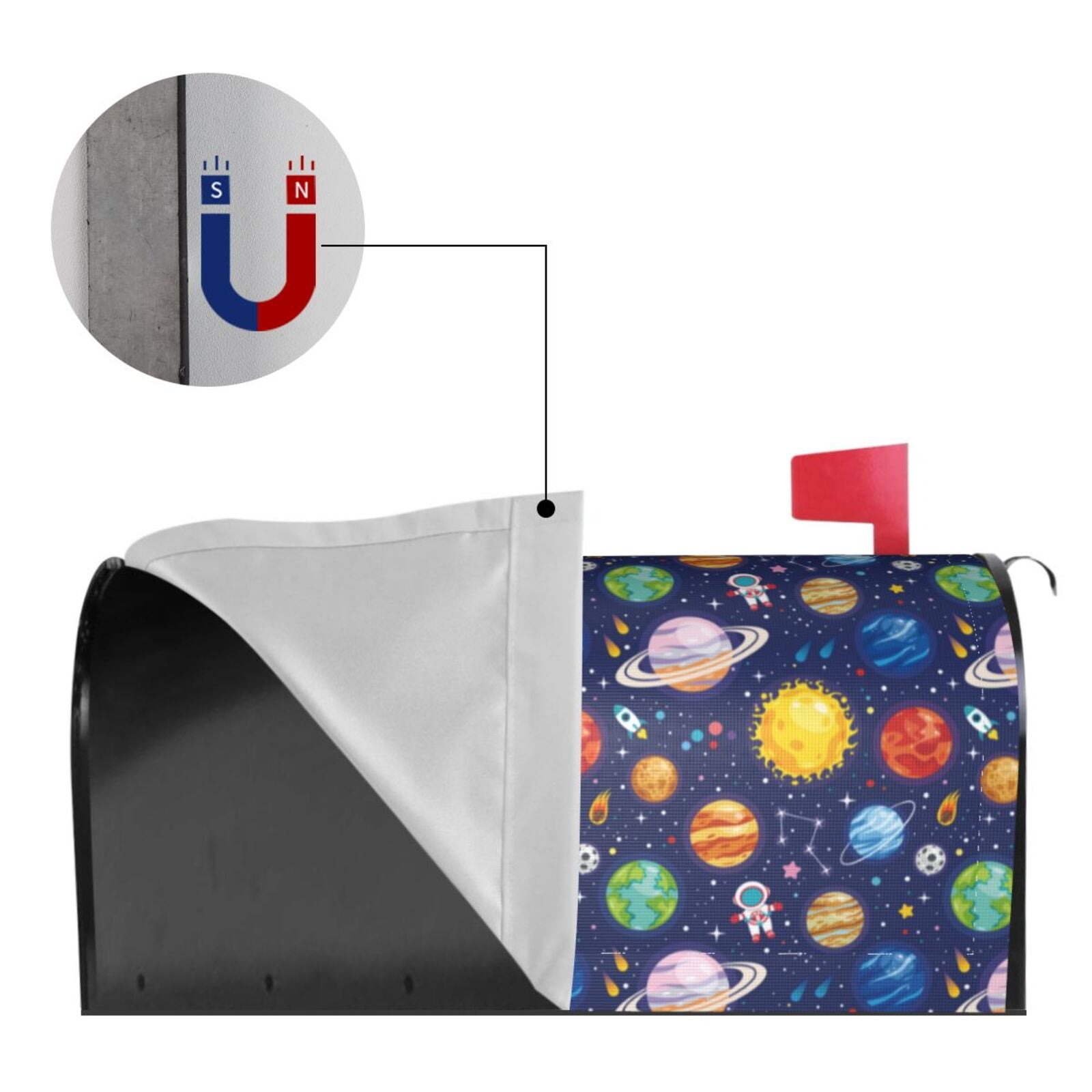 Kdxio Magnetic Mailbox Cover 21x18 in Mailbox Cover Outdoor Decoration Holiday Mailbox Covers for Home Garden Yard-21x18 in