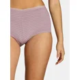 thumbnail image 4 of Joyspun Women's Cotton Boyshort Panties, 6-Pack, Sizes S-3XL, 4 of 12