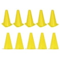 thumbnail image 4 of Scoccer Cone, 10Pcs Square Base Yellow 23cm Sports Cones  For Basketball, 4 of 8