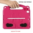 thumbnail image 3 of Dteck Crossbody Case For 10.2 iPad 8th Generation / iPad 7th Generation / iPad Pro 10.5 / iPad Air 3, Anti-Drop Shock Proof Light Weight Convertible Handle Kickstand Cover with Shoulder Strap, Rose, 3 of 5