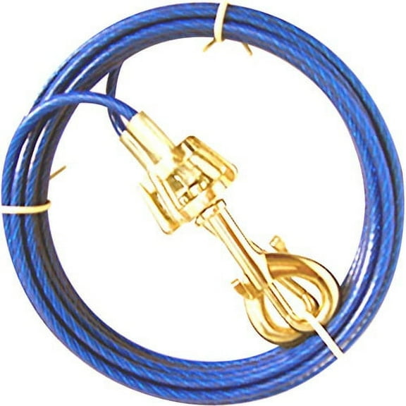 Boss Pet Products Q231500099 Medium Dog Cable Tie-Out - 15 ft.
