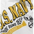 thumbnail image 5 of US Navy Logo Pride Runs Deep Est 1775 Toddler Boy Girl T Shirt Infant Toddler Brisco Brands 3T, 5 of 6