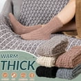 thumbnail image 2 of Womens Fuzzy Socks Fluffy Warm Slipper Winter Comfy Thermal Cozy Plush Sleep Home Cabin Socks, 2 of 6