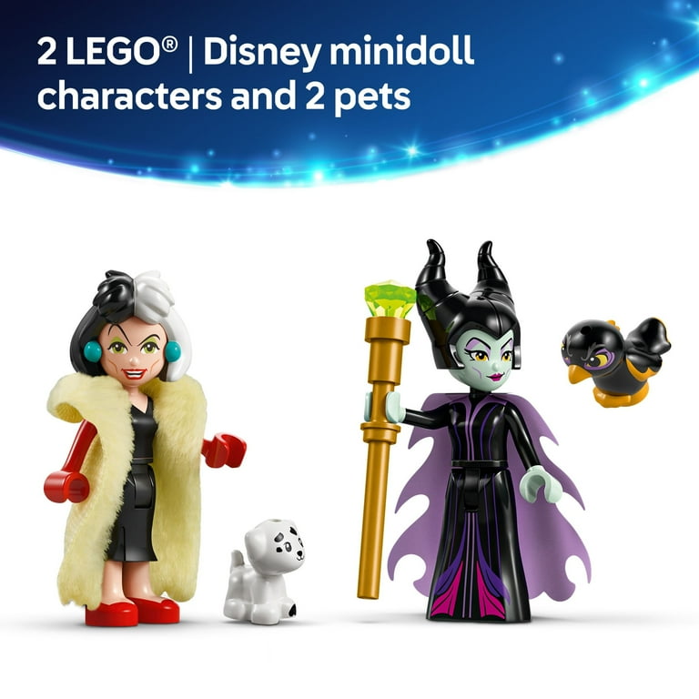 LEGO Disney Villains Maleficent's and Cruella De Vil's Dresses