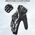 thumbnail image 6 of Summer Men's Motorcycle Riding Gloves Breathable Mesh Motocross Gloves Anti-fall Motorbike Gloves Touchscreen Bicycle Gloves Anti-slip, 6 of 7