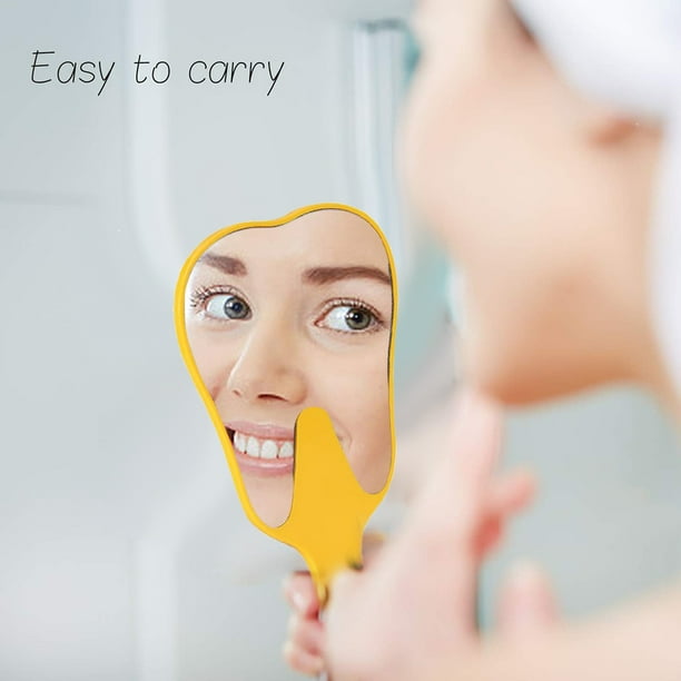 Espejo De Mano Dental Espejo De Mano En Forma De Diente Molar Espejo De Mano Dental Al Azar Espejo De Mano En Forma De Diente Molar Con Mango Para Salón De Oficina Dental ANGGREK Otros