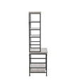 thumbnail image 4 of Furniture of America Garna Industrial Metal 6-Shelf Bookcase, 4 of 5