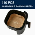 Walmart 110 PCS 7.9 Inch Square Air Fryer Baking Paper Liners, Oil