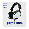 onn. PlayStation Wired Video Game Headset with 3.5mm Connector, Flipto