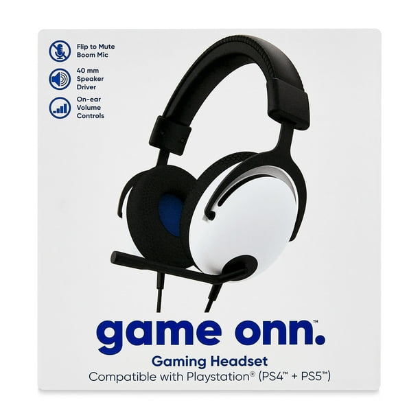 Free Talk PlayStation 新品 onn. PlayStation Wired Video Game Headset with 3.5mm