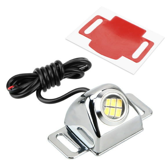 Kenally Luz de marcha atrás Bombilla trasera Estacionamiento Marcha atrás Aleación de aluminio Luz general Brillo Luz de advertencia intermitente Cámaras de salpicadero de coche Blanco Kenally VI018542-02B