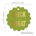 thumbnail image 6 of Inkdotpot Real Gold Foil Trick Or Treat Halloween Tags Favor Hang Paper Tags 100 Pieces, 6 of 6