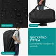 thumbnail image 4 of Navaris Gate Check Transport Bag for Baby Seat - Durable Baby Carrier Cover for Stroller - Waterproof 210D Baby Bags for Prams - Adjustable Straps, Black, 114 x 53 x 35cm, 4 of 7