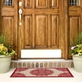 thumbnail image 3 of Safavieh Courtyard Millicent Medallion Indoor/Outdoor Area Rug, Beige/Red, 5'3" x 7'7", 3 of 9
