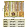 thumbnail image 3 of LHSHID Retirement Throw Blanket Soft Fuzzy Fleece Blanket For Couch Bed Living Room Decoration 30x40in, 3 of 6