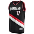 thumbnail image 2 of Men's Fanatics Shaedon Sharpe Black Portland Trail Blazers Fast Break Replica Player Jersey - Icon Edition, 2 of 3