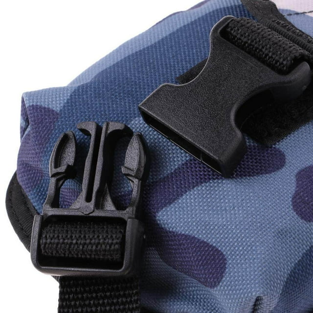 Langgg Scuba Plongée Poids Poche Boucle Rapide Sangle Pochette Bleu Camo